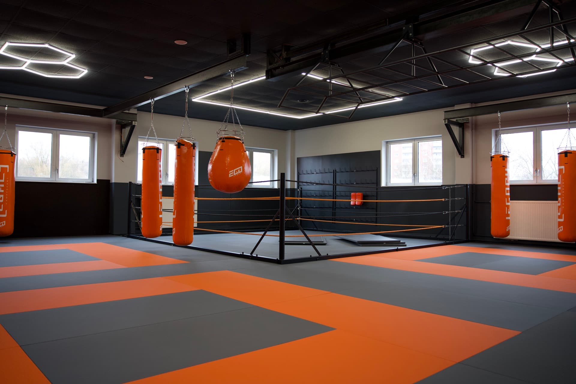 Striking-Halle im Legacy Kampfsportstudio